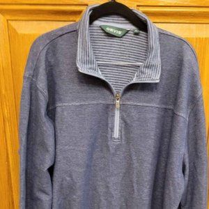 Orvis 3/4 Zip Pullover Size LARGE